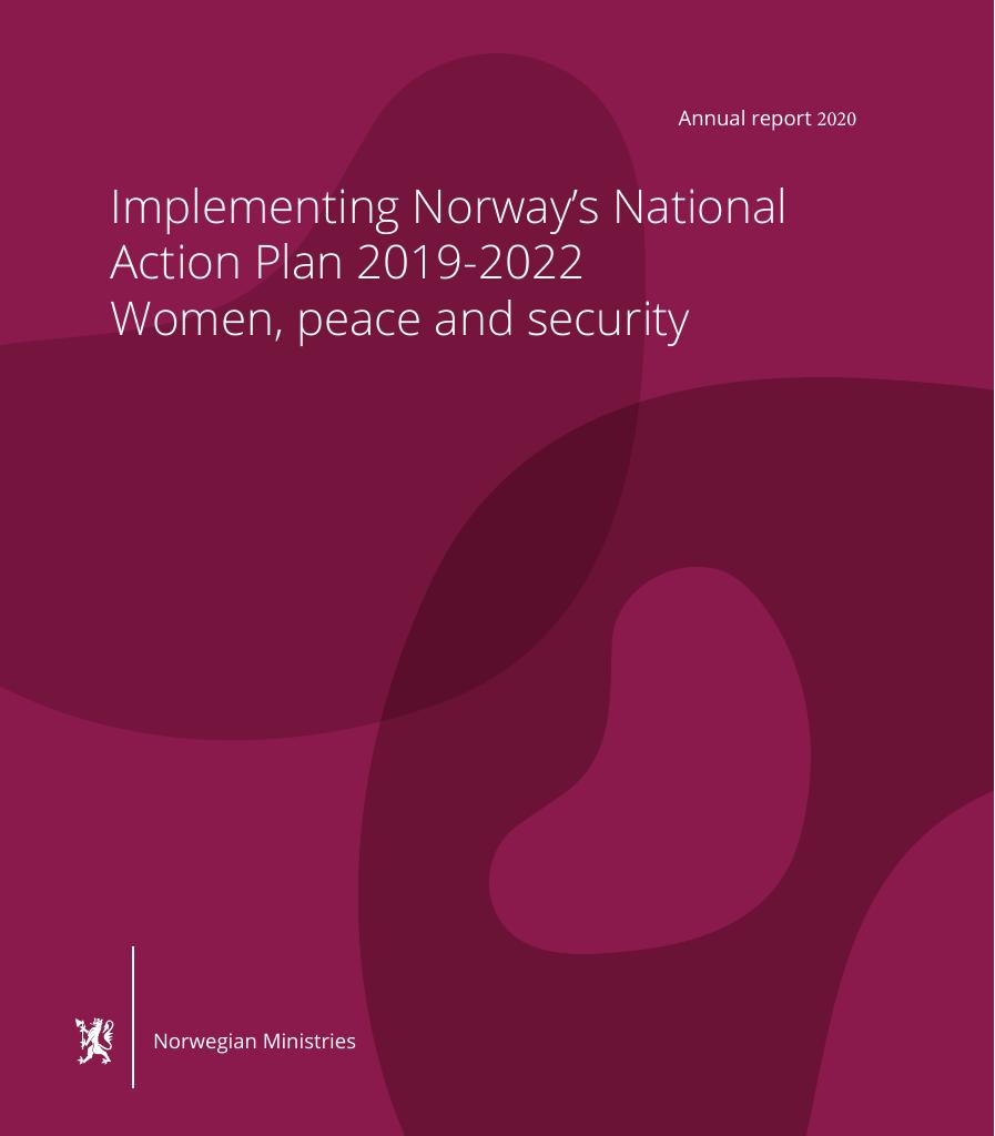 Forsiden av dokumentet Implementing Norway’s National Action Plan 2019-2022 Women, peace and security