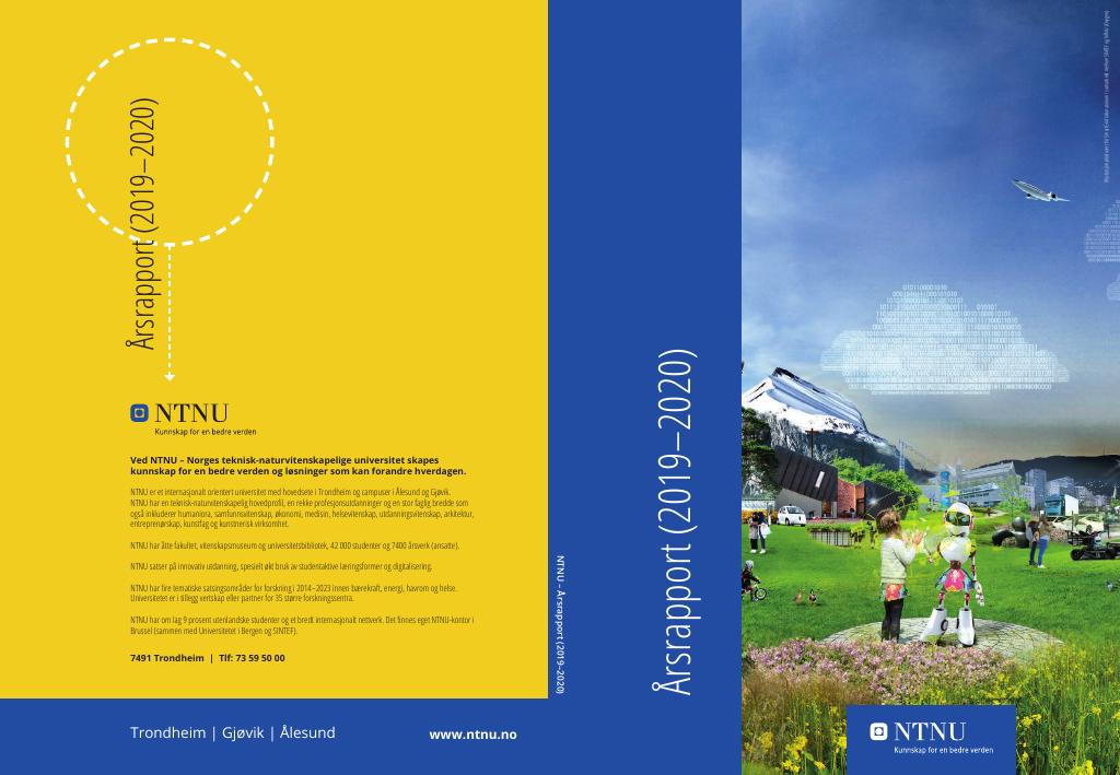 Forsiden av dokumentet Årsrapport Norges teknisk-naturvitenskapelige universitet 2019