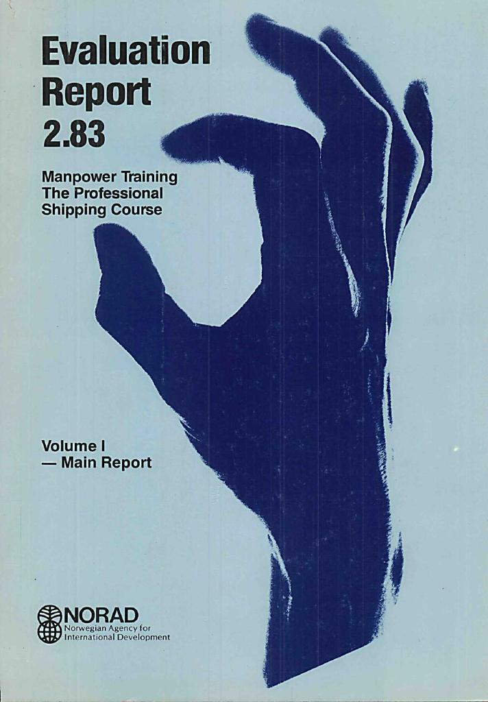 Forsiden av dokumentet Report of the evaluation of the professional shipping course in Oslo