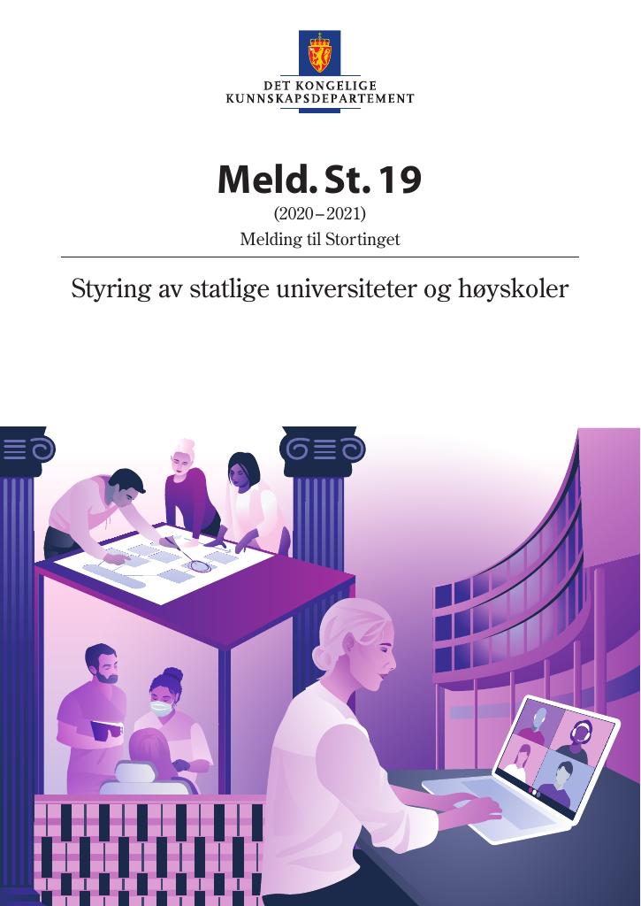 Forsiden av dokumentet Meld. St. 19 (2020–2021)