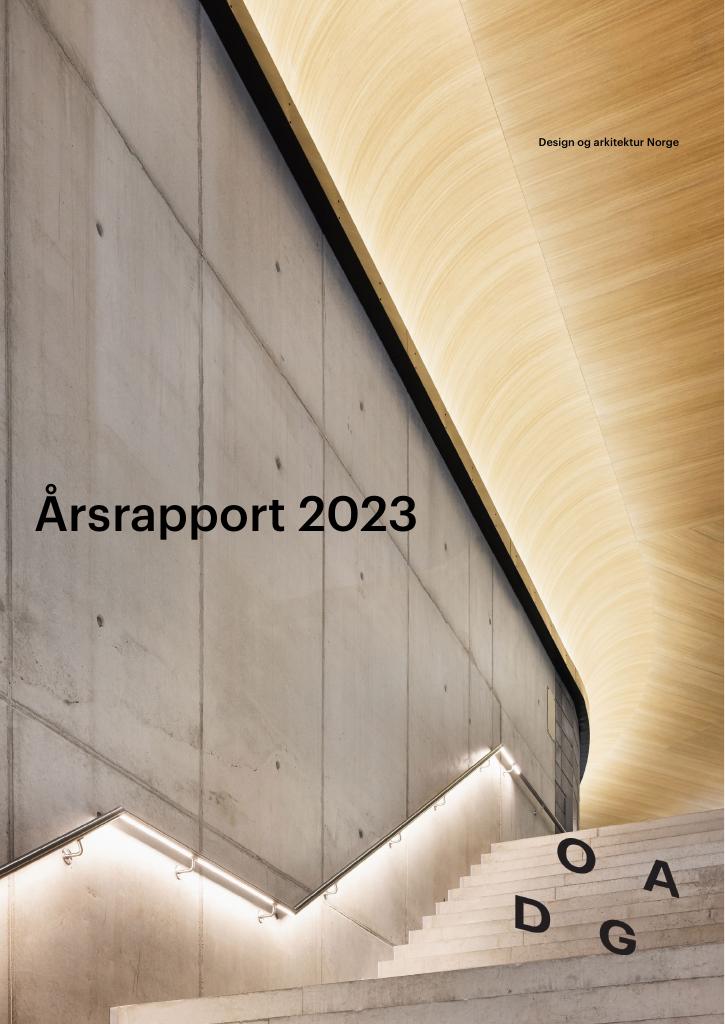 Forsiden av dokumentet Årsrapport DOGA 2023