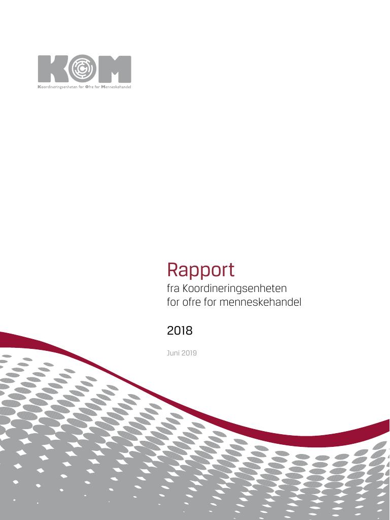 Forsiden av dokumentet KOM tilstandsrapport 2018