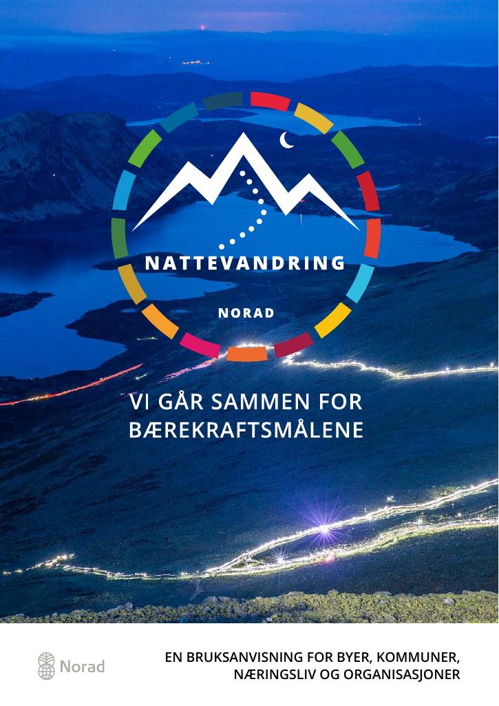 Forsiden av dokumentet Dreiebok: Nattevandring for bærekraftsmålene