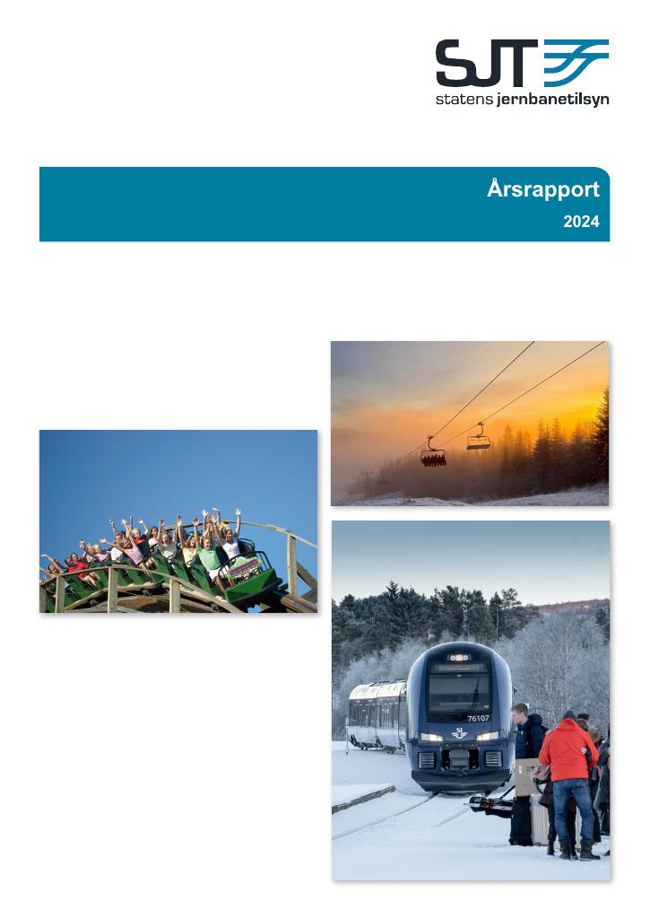 Forsiden av dokumentet Årsrapport Statens jernbanetilsyn 2024