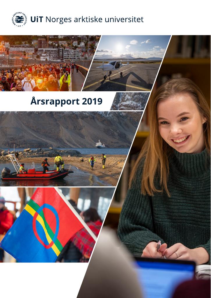 Forsiden av dokumentet Årsrapport Universitetet i Tromsø - Norges arktiske universitet 2019