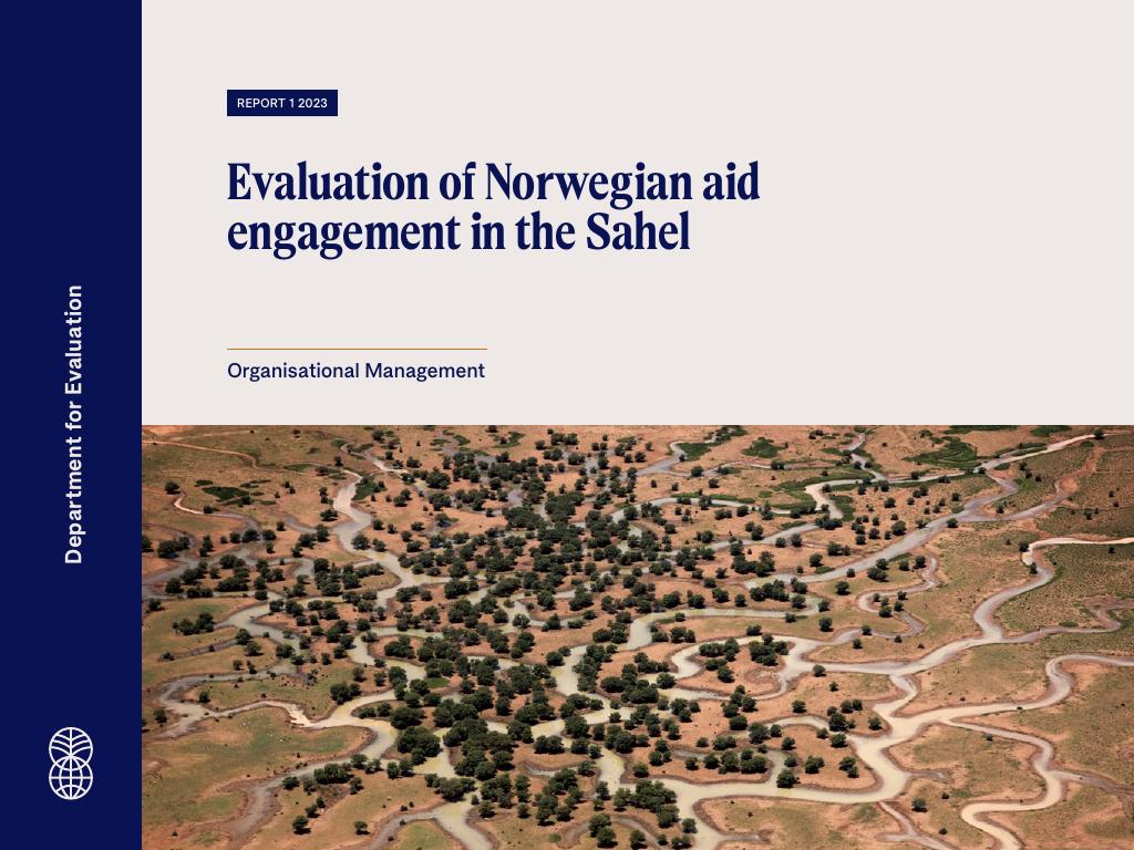 Forsiden av dokumentet Evaluation of Norwegian aid engagement in the Sahel