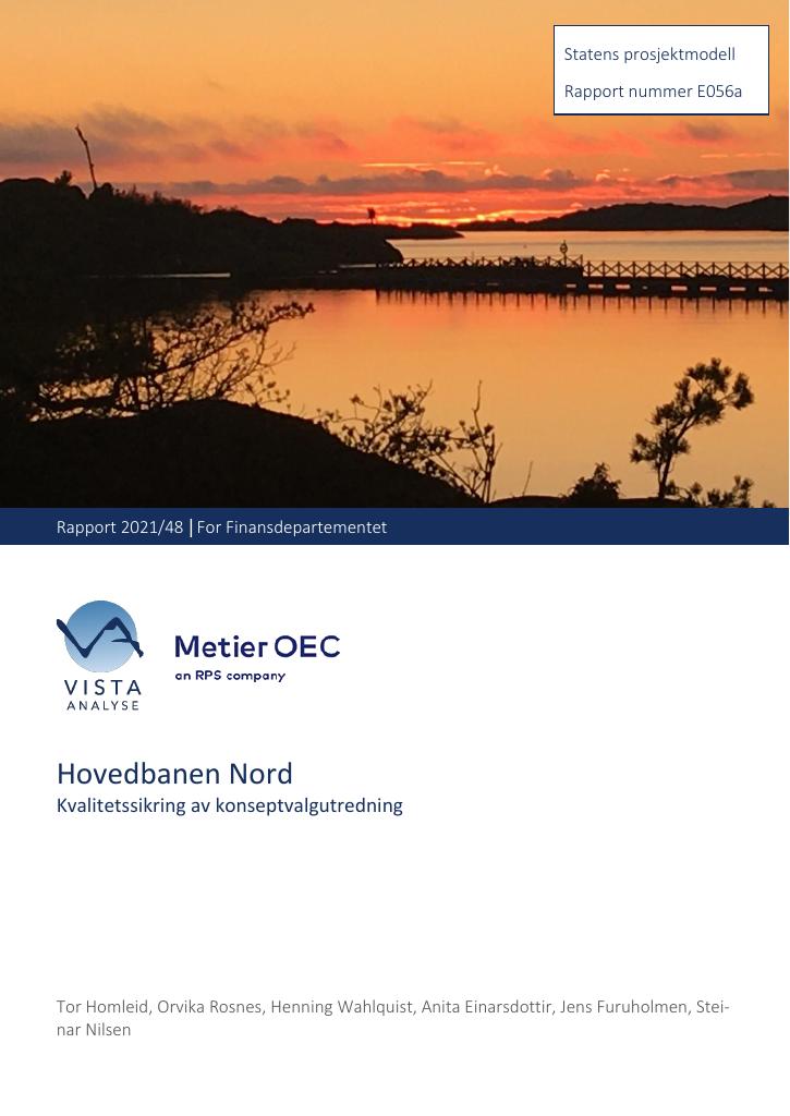 Forsiden av dokumentet Hovedbanen Nord