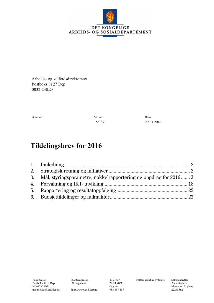 Tildelingsbrev (PDF) - Kudos