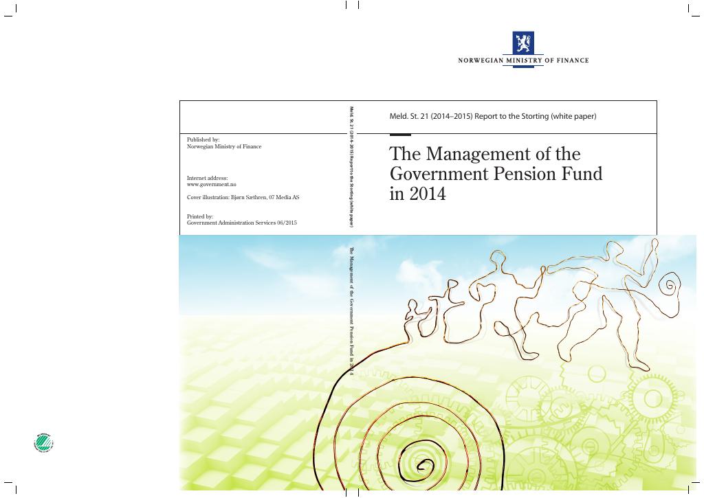 Forsiden av dokumentet Meld. St. 21 (2014–2015)