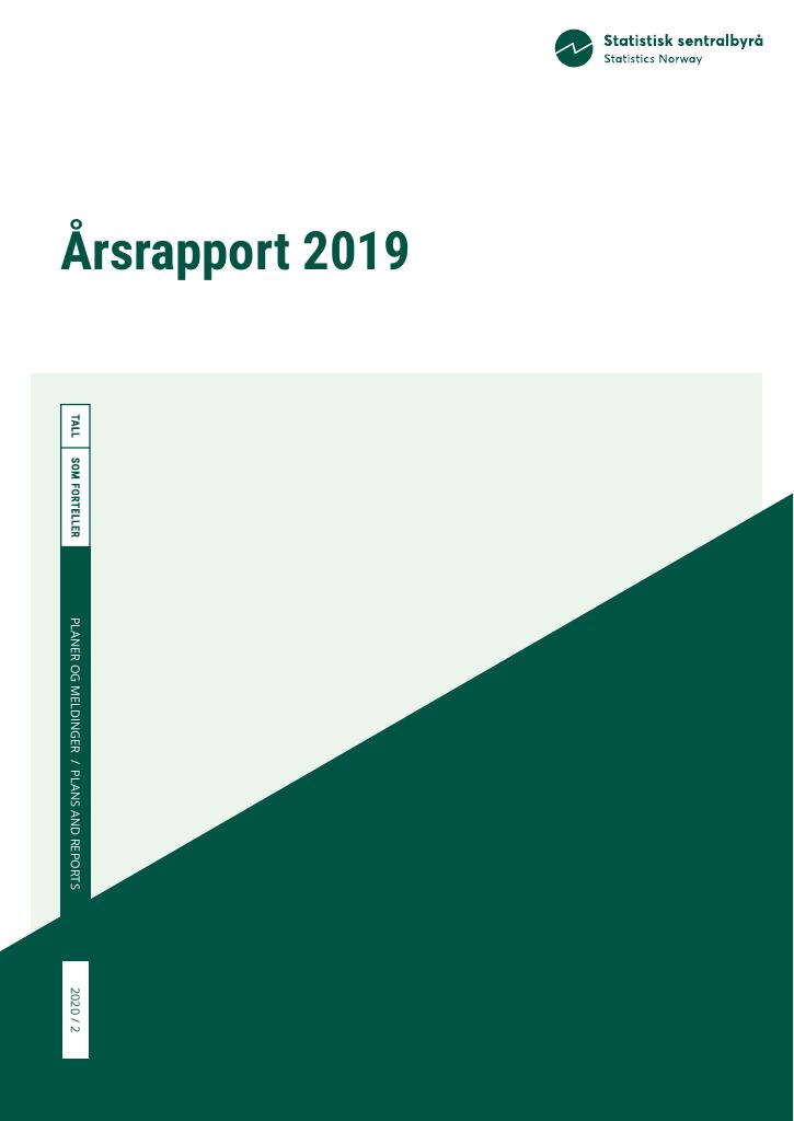 Årsrapport Statistisk Sentralbyrå 2019 - Kudos