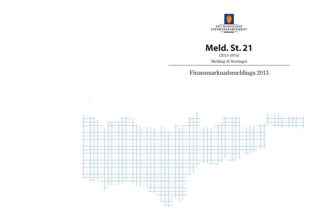 Forsiden av dokumentet Meld. St. 21 (2013–2014)