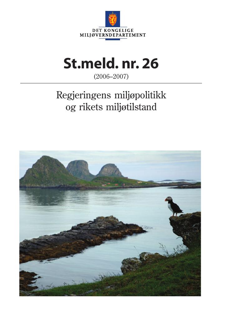 Forsiden av dokumentet St.meld. nr. 26 (2006-2007)