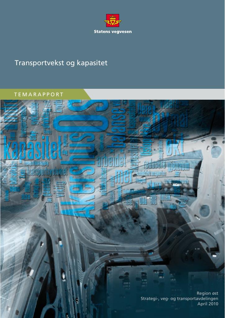 Forsiden av dokumentet Transportvekst og kapasitet