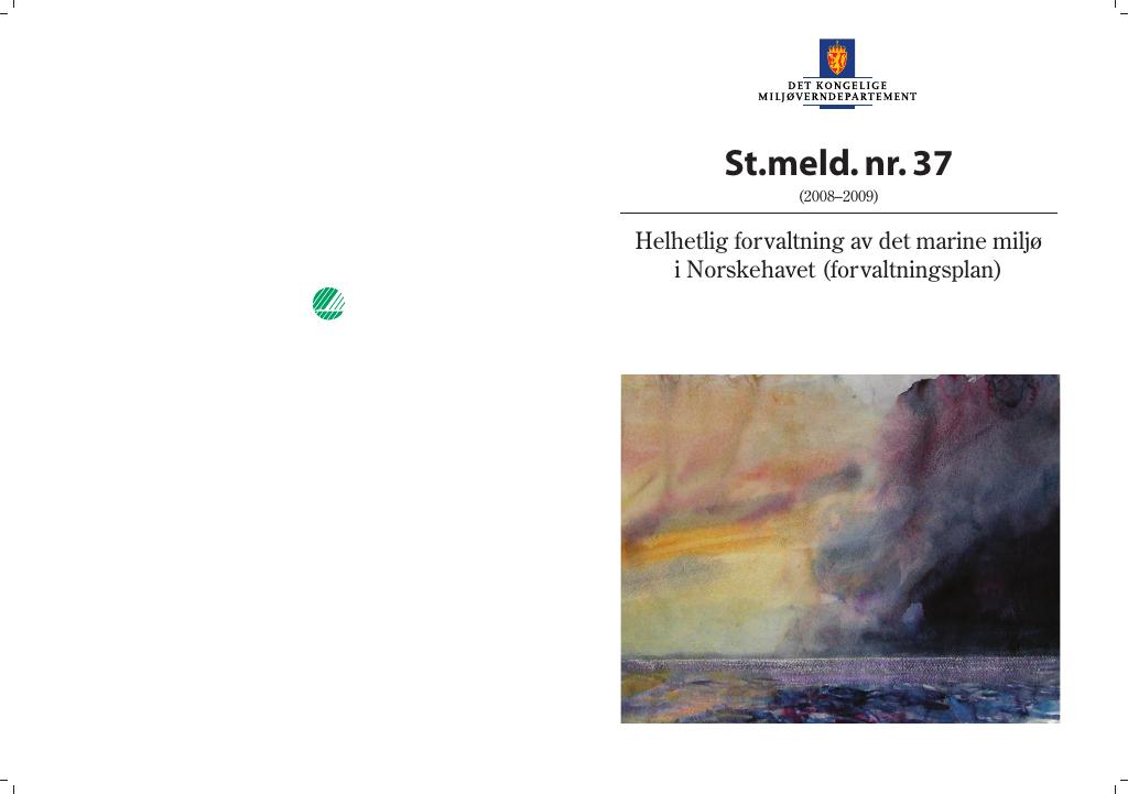 Forsiden av dokumentet St.meld. nr. 37 (2008-2009)