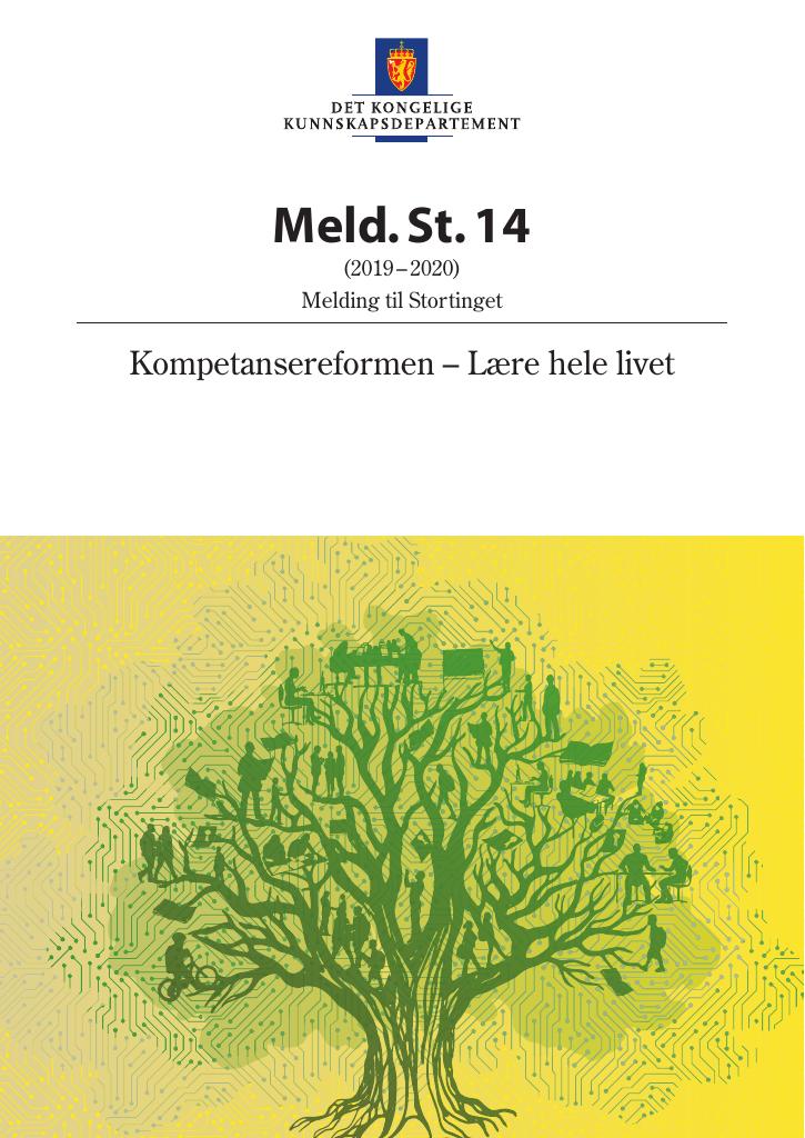 Forsiden av dokumentet Meld. St. 14 (2019–2020)