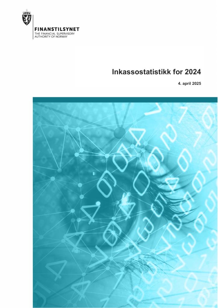 Forsiden av dokumentet Inkassostatistikk for 2024