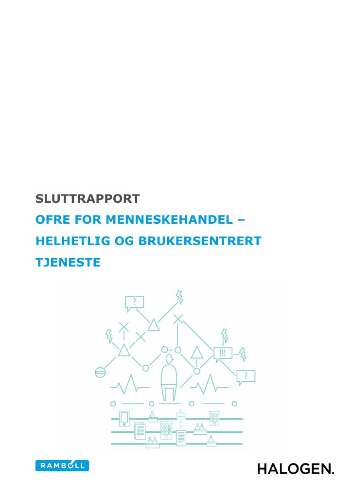 Forsiden av dokumentet Stimulab: Bistand og beskyttelse til ofre for menneskehandel