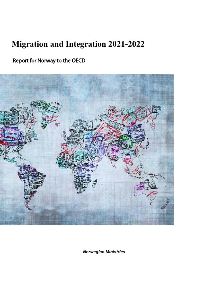 Forsiden av dokumentet Migration and Integration 2021-2022
