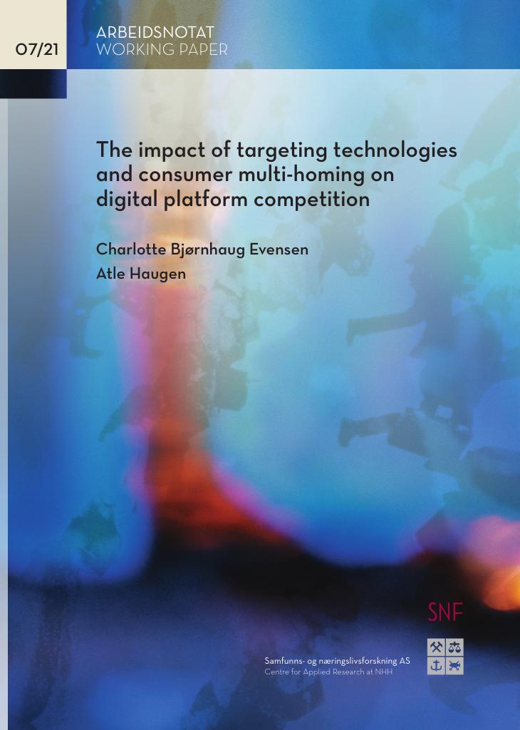 Forsiden av dokumentet The impact of targeting technologies and consumer multi-homing on digital platform competition