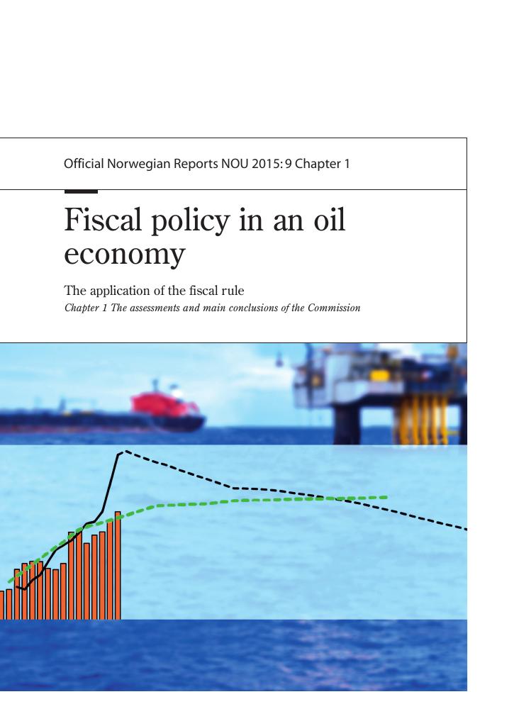 Forsiden av dokumentet NOU 2015: 9 - Fiscal policy in an oil economy