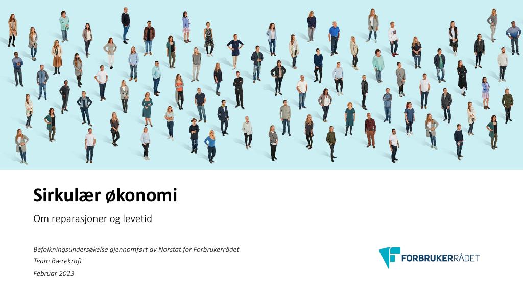 Forsiden av dokumentet Sirkulær økonomi