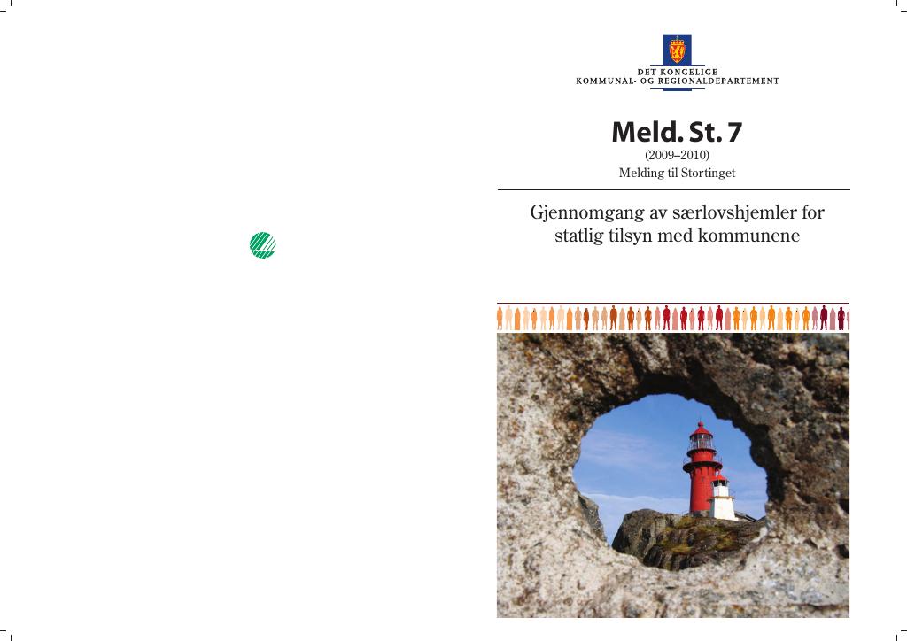 Forsiden av dokumentet Meld. St. 7 (2009 – 2010)