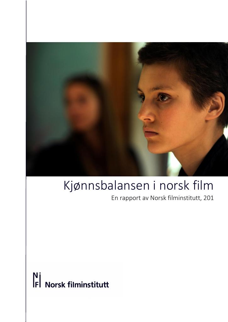 Forsiden av dokumentet Kjønnsbalansen i norsk film