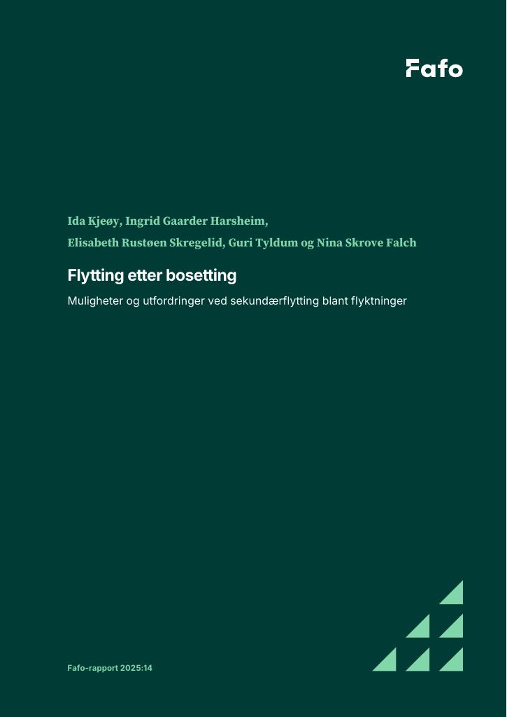 Forsiden av dokumentet Flytting etter bosetting