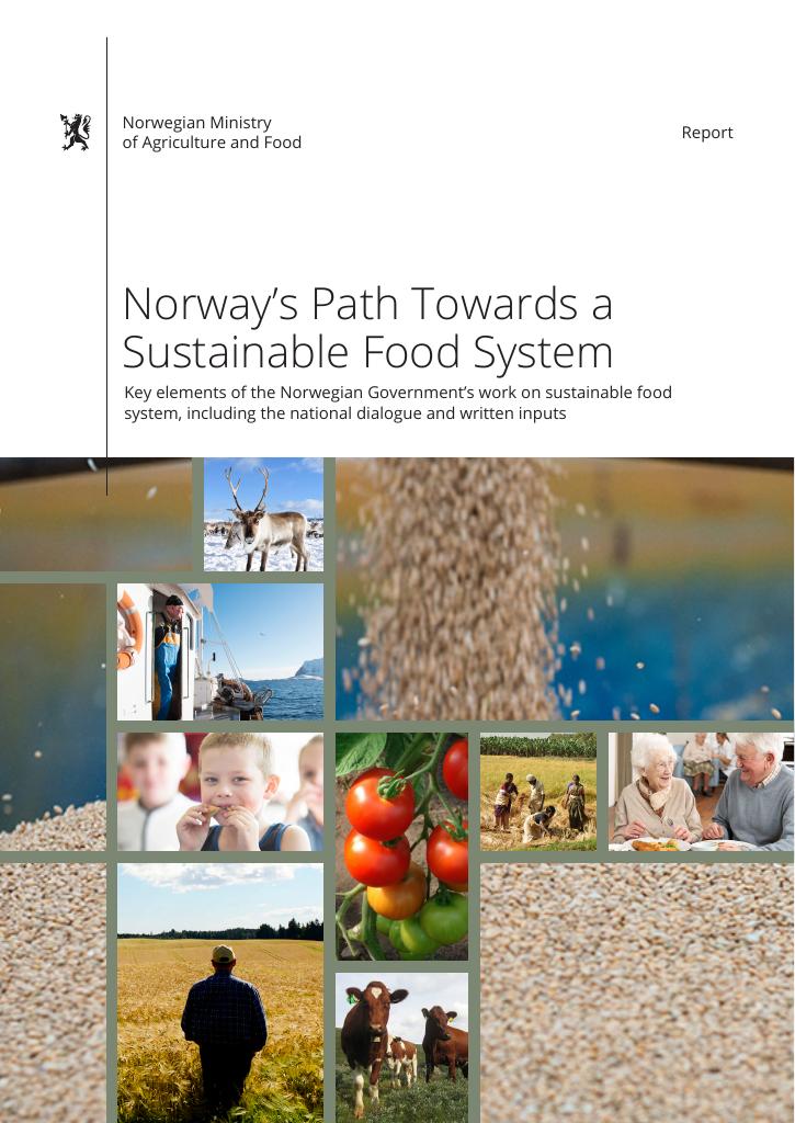 Forsiden av dokumentet Norway´s Path Towards a Sustainable Food System