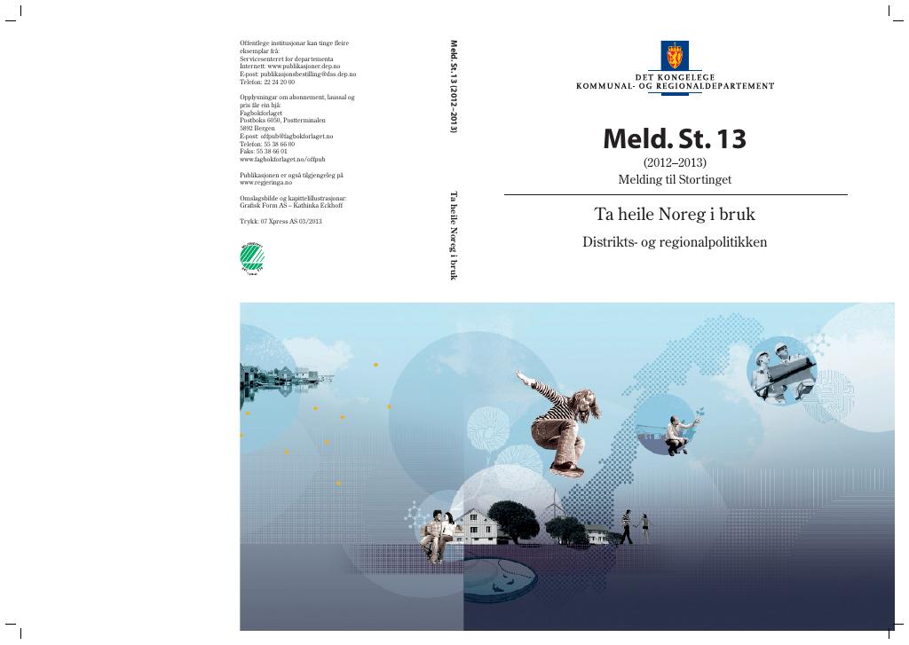 Forsiden av dokumentet Meld. St. 13 (2012–2013)
