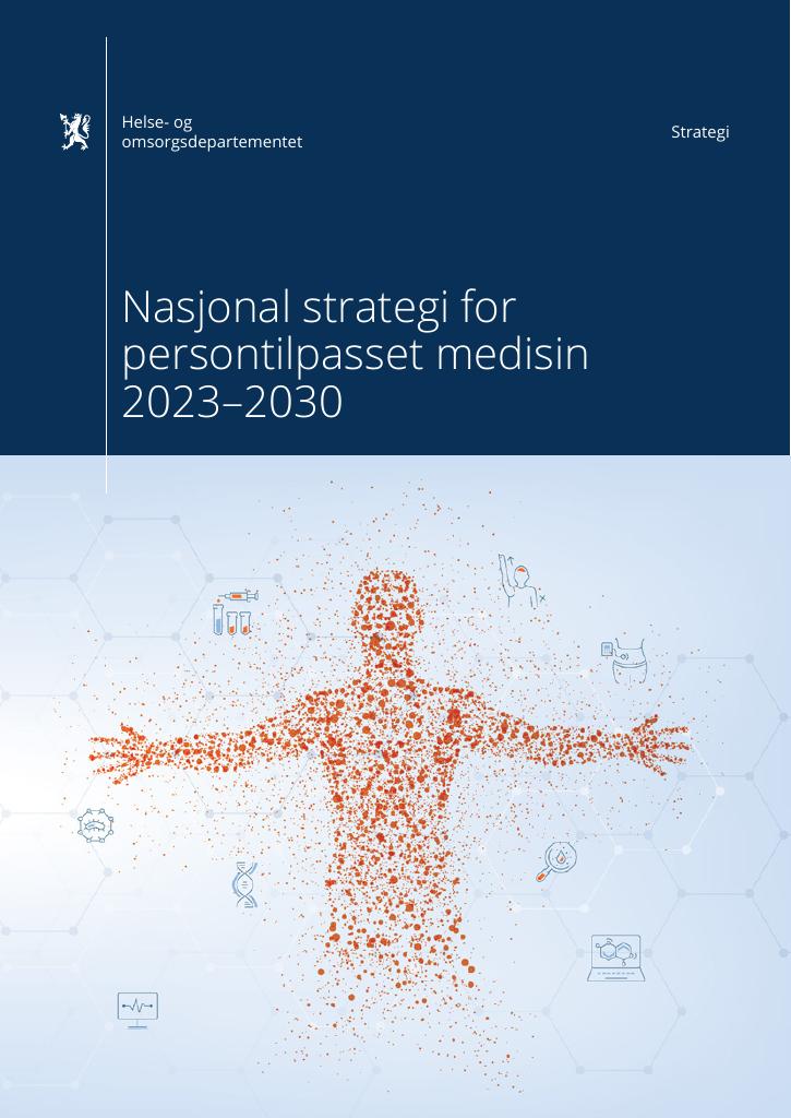 Forsiden av dokumentet Strategi for persontilpasset medisin