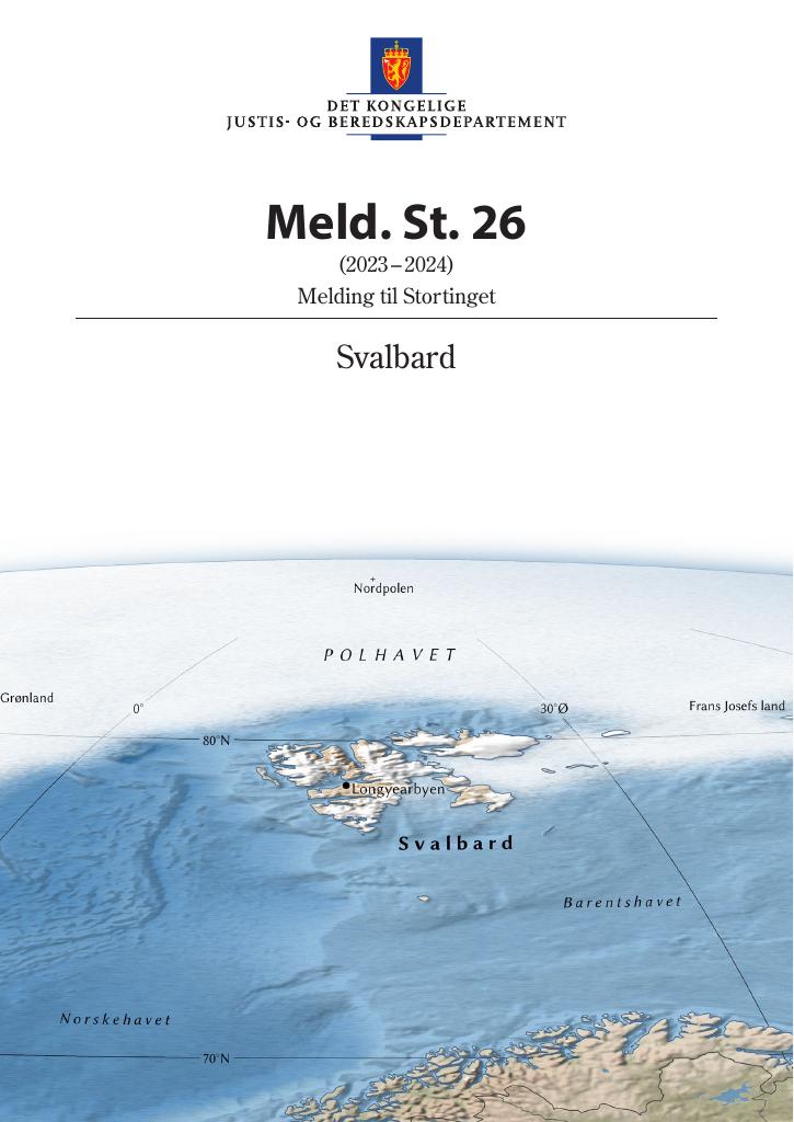 Forsiden av dokumentet Meld. St. 26 (2023–2024)