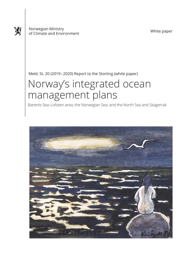 Forsiden av dokumentet Meld. St. 20 (2019–2020)