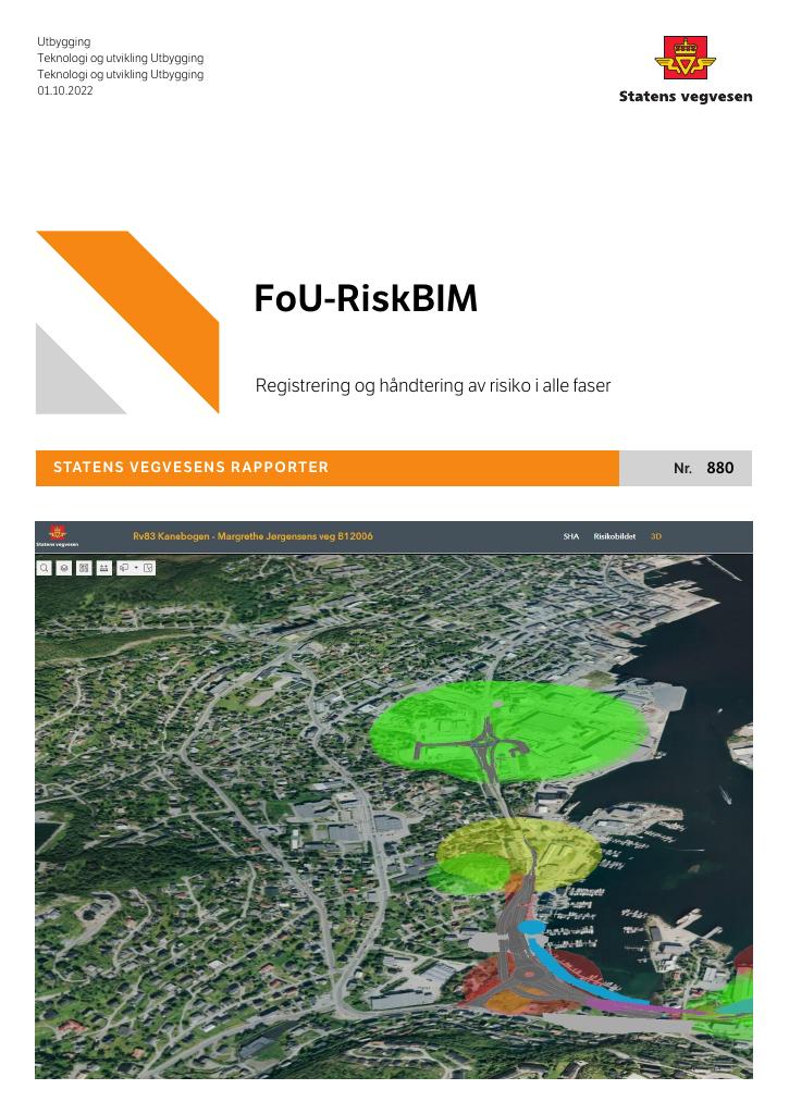 Forsiden av dokumentet FoU-RiskBIM