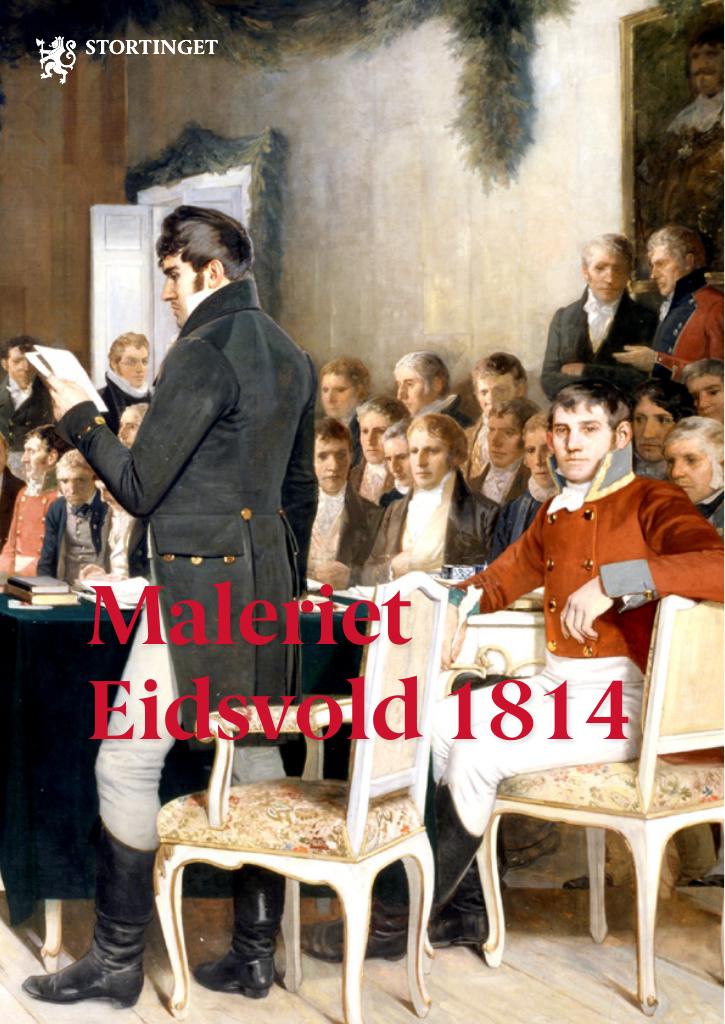 Forsiden av dokumentet Maleriet Eidsvold 1814