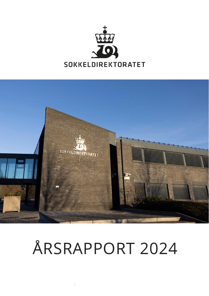 Forsiden av dokumentet Årsrapport Sokkeldirektoratet 2024