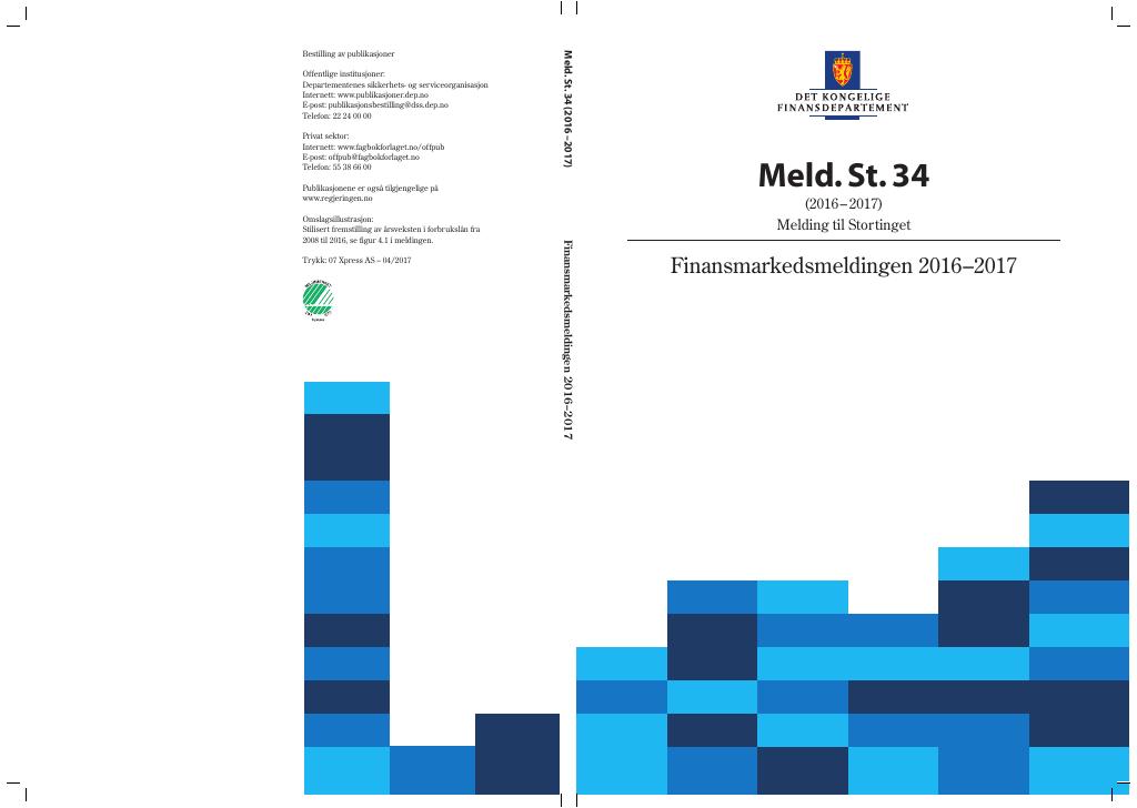 Forsiden av dokumentet Meld. St. 34 (2016–2017)