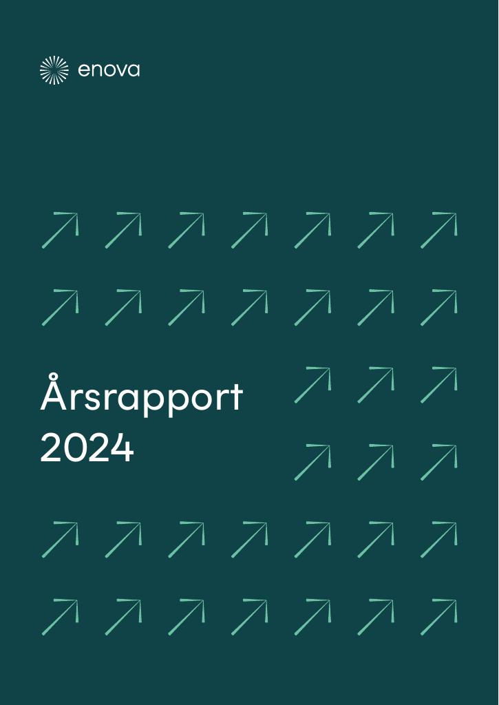 Forsiden av dokumentet Årsrapport Enova 2024
