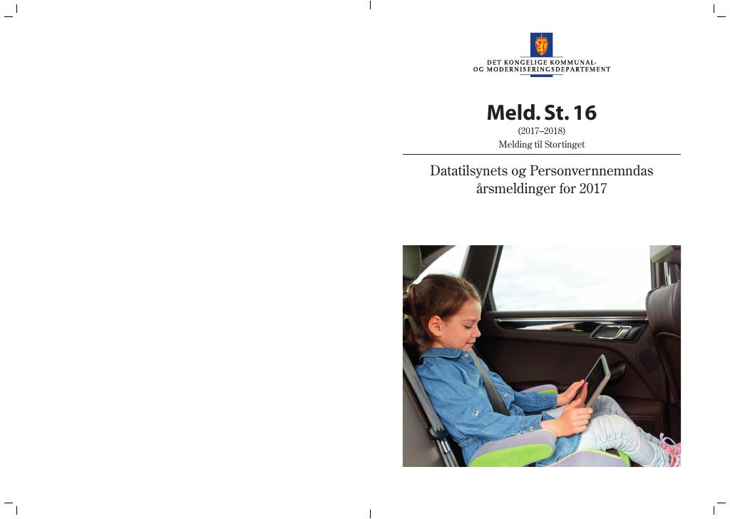 Forsiden av dokumentet Meld. St. 16 (2017–2018)