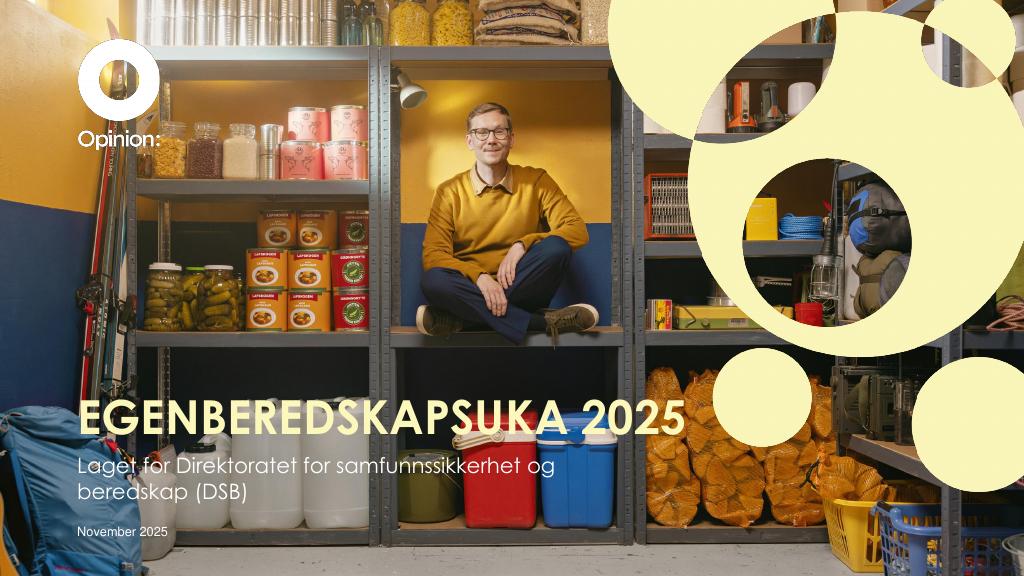 Forsiden av dokumentet Egenberedskapsuka 2025