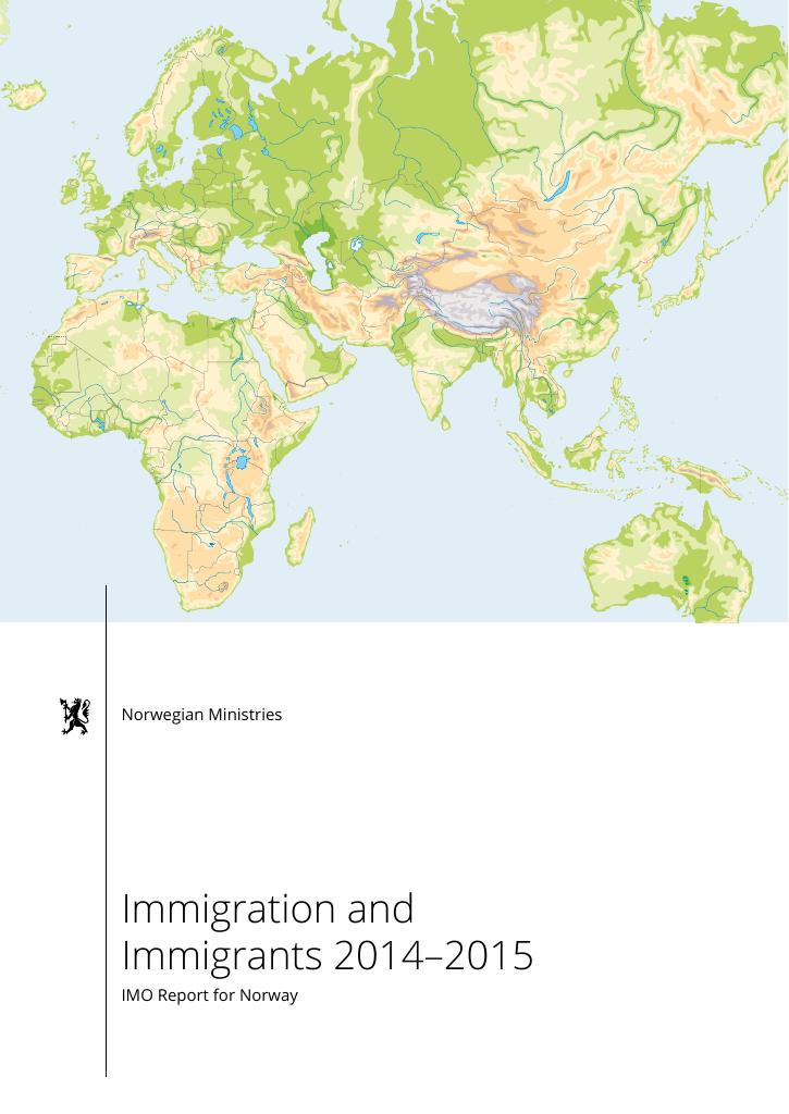 Forsiden av dokumentet Immigration and Immigrants 2014-2015