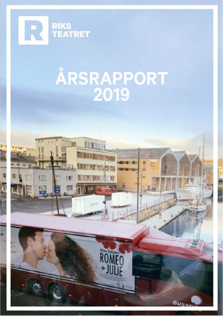 Forsiden av dokumentet Årsrapport Riksteatret 2019