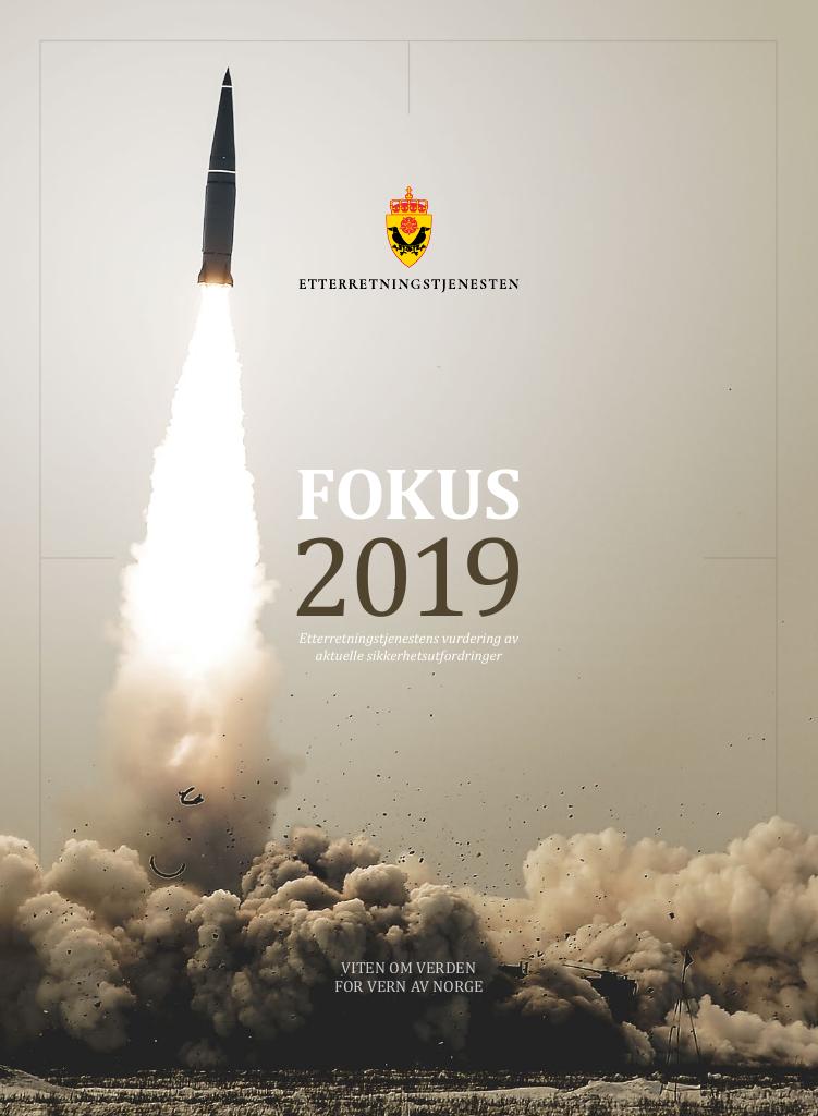 Forsiden av dokumentet Fokus 2019