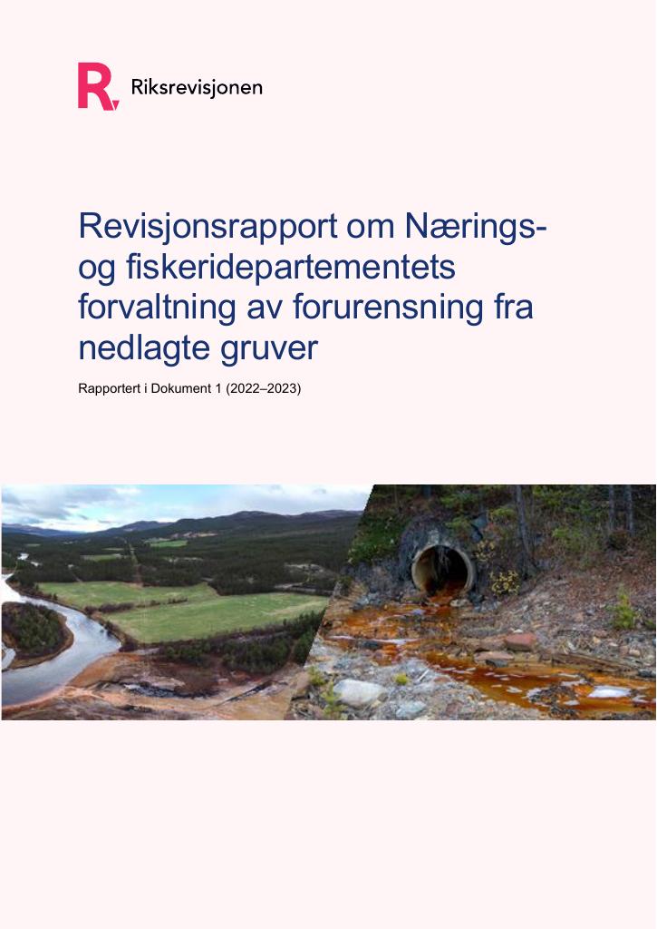 Nærings- Og Fiskeridepartementets Forvaltning Av Forurensning Fra ...