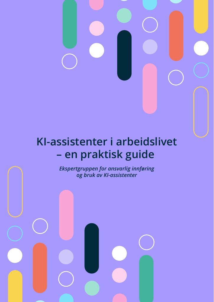 Forsiden av dokumentet KI-assistenter i arbeidslivet