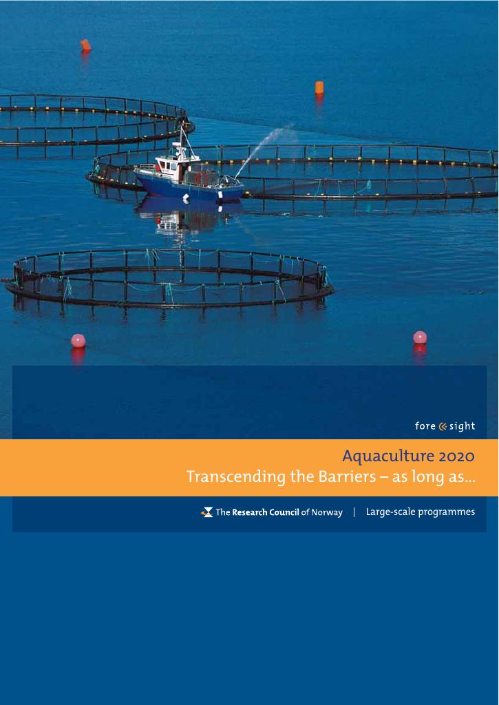 Forsiden av dokumentet Aquaculture 2020