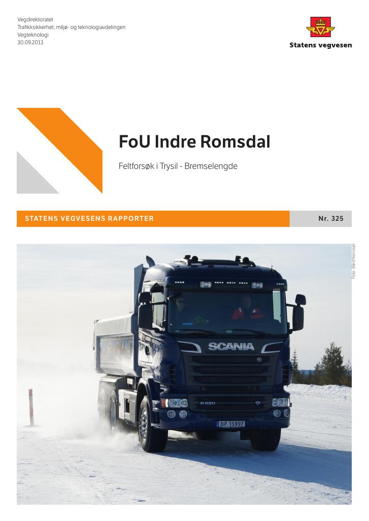 Forsiden av dokumentet FoU Indre Romsdal