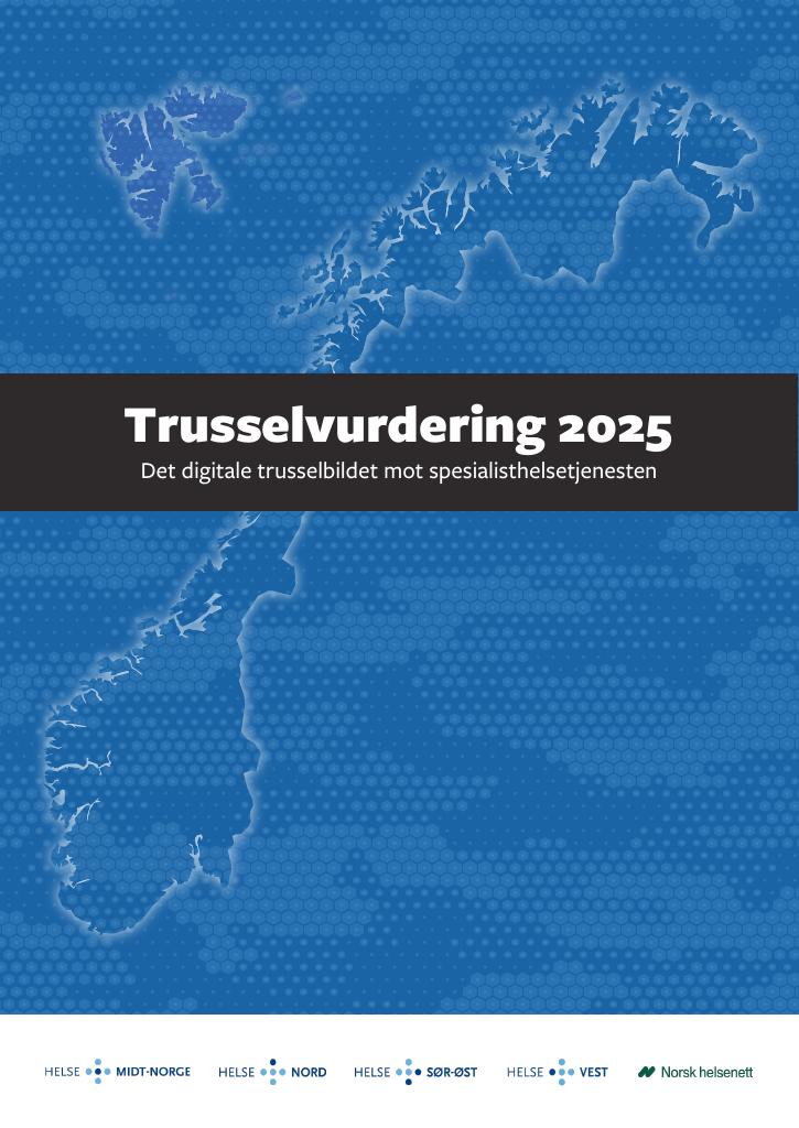 Forsiden av dokumentet Trusselvurdering 2025