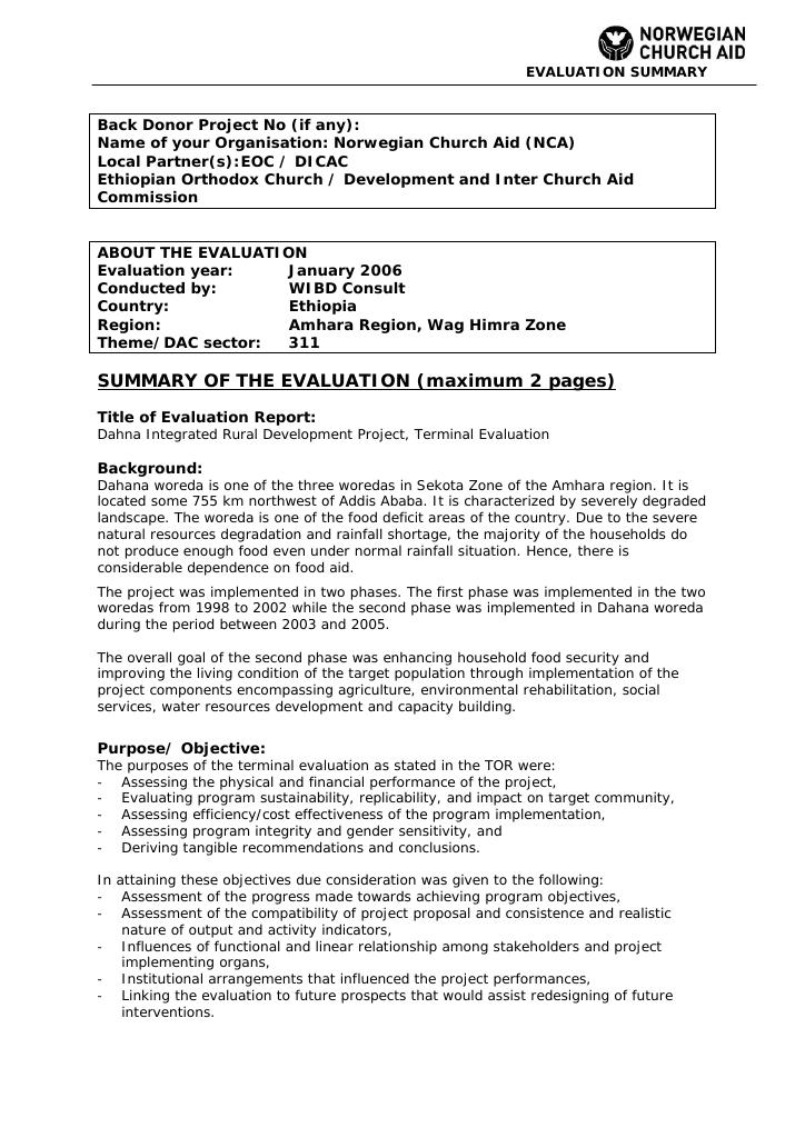 Forsiden av dokumentet Dahna Integrated Rural Development Project, Terminal Evaluation