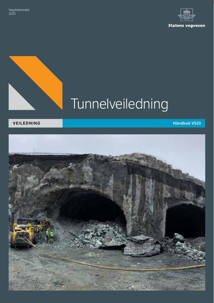 Forsiden av dokumentet Tunnelveiledning [Håndbok V520]